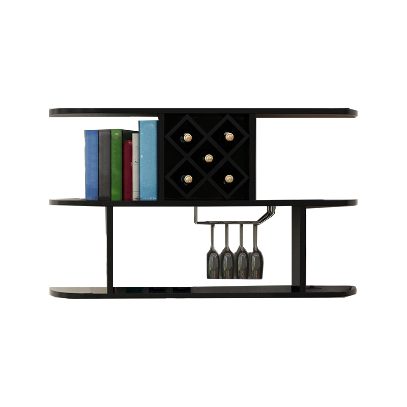 Portabottiglie a parete bottiglia di vino rettangolo e portabagagli per la casa