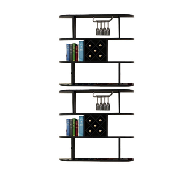 Portabottiglie a parete bottiglia di vino rettangolo e portabagagli per la casa