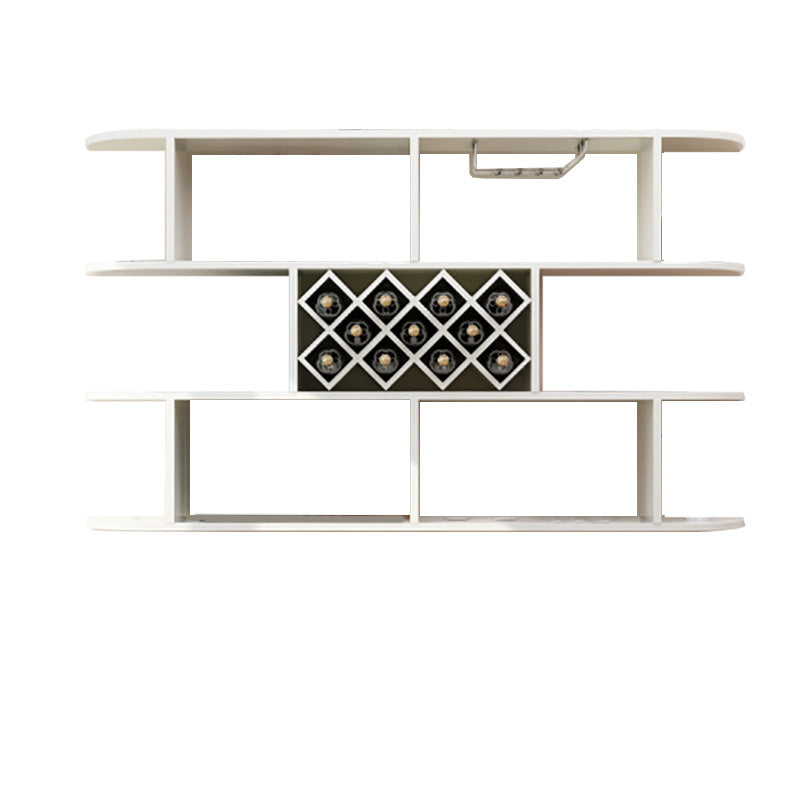 Portabottiglie a parete bottiglia di vino rettangolo e portabagagli per la casa