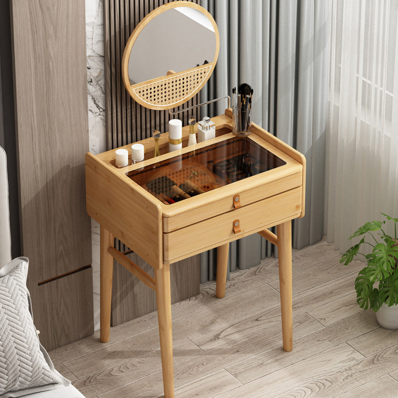 Mident secolo moderno moderno tavolo da trucco vanità per vanità mirrorl con cassetti per la camera da letto