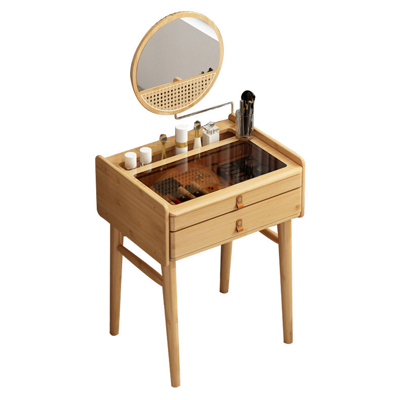 Mident secolo moderno moderno tavolo da trucco vanità per vanità mirrorl con cassetti per la camera da letto