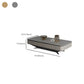 Glam Rectangular Slate Coffee Table 4 Drawers 1 Single Cocktail Table Clearhalo 'Coffee & Accent Tables' 'Coffee Tables' 'coffee_tables' 'furn' 'furn_coffee_tables' 'Furniture' 'Living Room Furniture' 7328334