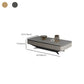Glam Rectangular Slate Coffee Table 4 Drawers 1 Single Cocktail Table Clearhalo 'Coffee & Accent Tables' 'Coffee Tables' 'coffee_tables' 'furn' 'furn_coffee_tables' 'Furniture' 'Living Room Furniture' 7328335