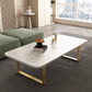 Slate Rectangular Coffee Table Trestle Coffee Cocktail Table Clearhalo 'Coffee & Accent Tables' 'Coffee Tables' 'coffee_tables' 'furn' 'furn_coffee_tables' 'Furniture' 'Living Room Furniture' 7328336
