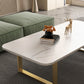 Slate Rectangular Coffee Table Trestle Coffee Cocktail Table Clearhalo 'Coffee & Accent Tables' 'Coffee Tables' 'coffee_tables' 'furn' 'furn_coffee_tables' 'Furniture' 'Living Room Furniture' 7328343