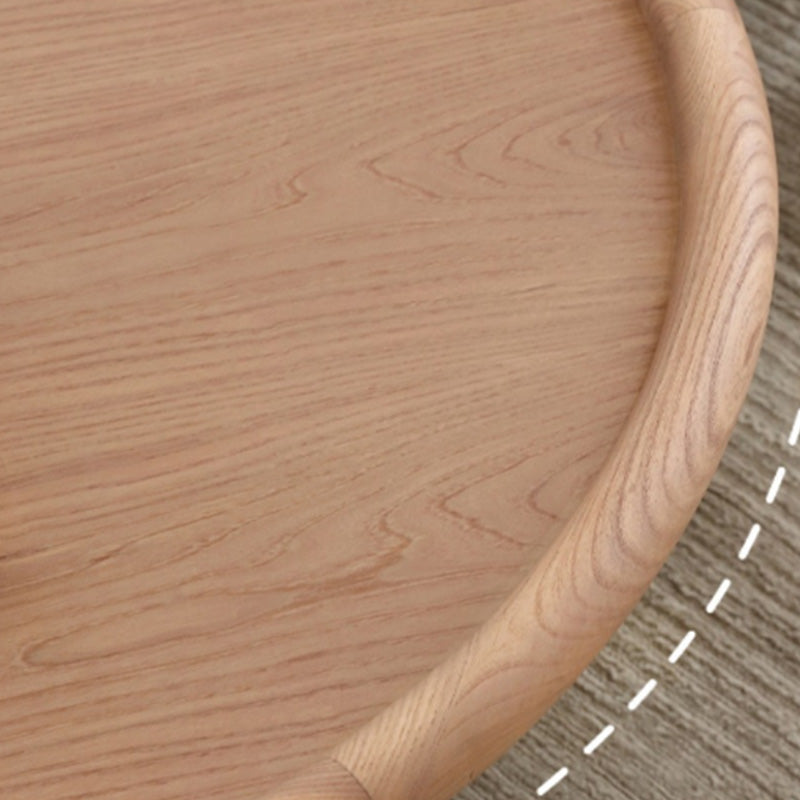 Solid Wood Tray Top Coffee Cocktail Table with 3 Legs in Brown Clearhalo 'Coffee & Accent Tables' 'Coffee Tables' 'coffee_tables' 'furn' 'furn_coffee_tables' 'Furniture' 'Living Room Furniture' 7328357