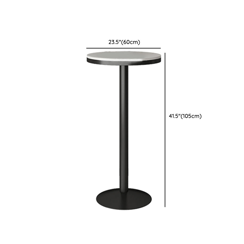 Moderne ronde bartafelset 1/3 stuks ijzeren frame bartafel en krukken