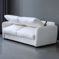 38" Wide Scandinavian Sofa Futon Foldable Upholstered Sleeper Sofa Clearhalo 'furn' 'furn_futons' 'Furniture' 'Futons & Daybeds' 'Futons' 'Living Room Furniture' 7328542
