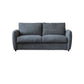 38" Wide Scandinavian Sofa Futon Foldable Upholstered Sleeper Sofa 64"L x 38"W x 33"H Gray Clearhalo 'furn' 'furn_futons' 'Furniture' 'Futons & Daybeds' 'Futons' 'Living Room Furniture' 7328543