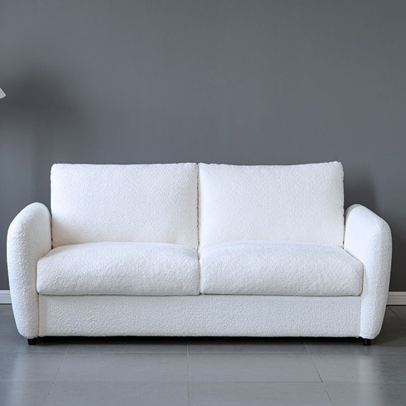 38" Wide Scandinavian Sofa Futon Foldable Upholstered Sleeper Sofa Clearhalo 'furn' 'furn_futons' 'Furniture' 'Futons & Daybeds' 'Futons' 'Living Room Furniture' 7328544