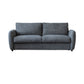 38" Wide Scandinavian Sofa Futon Foldable Upholstered Sleeper Sofa 76"L x 38"W x 33"H Gray Clearhalo 'furn' 'furn_futons' 'Furniture' 'Futons & Daybeds' 'Futons' 'Living Room Furniture' 7328545