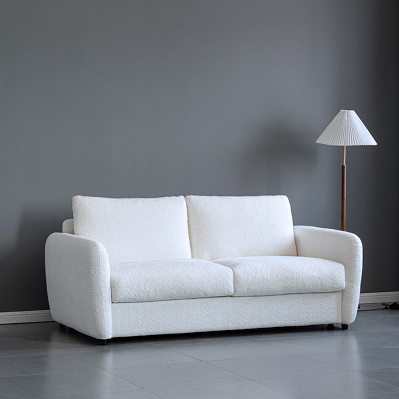 38" Wide Scandinavian Sofa Futon Foldable Upholstered Sleeper Sofa Clearhalo 'furn' 'furn_futons' 'Furniture' 'Futons & Daybeds' 'Futons' 'Living Room Furniture' 7328547