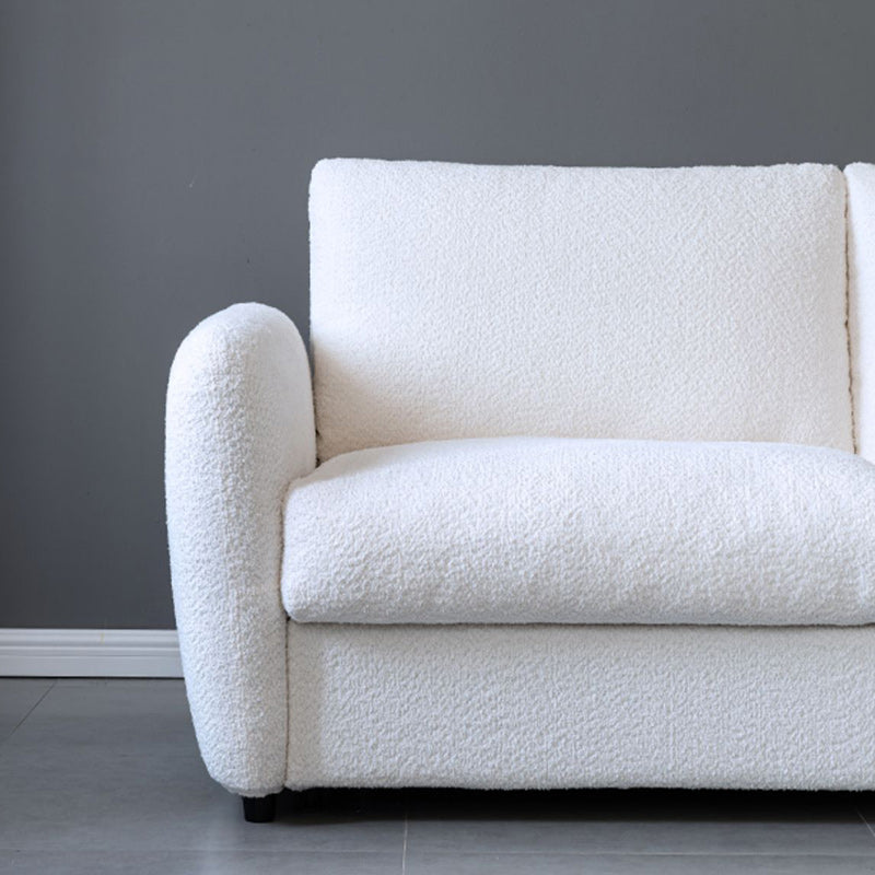 38" Wide Scandinavian Sofa Futon Foldable Upholstered Sleeper Sofa Clearhalo 'furn' 'furn_futons' 'Furniture' 'Futons & Daybeds' 'Futons' 'Living Room Furniture' 7328550