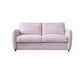 38" Wide Scandinavian Sofa Futon Foldable Upholstered Sleeper Sofa 64"L x 38"W x 33"H Pink Clearhalo 'furn' 'furn_futons' 'Furniture' 'Futons & Daybeds' 'Futons' 'Living Room Furniture' 7328555