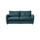 38" Wide Scandinavian Sofa Futon Foldable Upholstered Sleeper Sofa 64"L x 38"W x 33"H Green Clearhalo 'furn' 'furn_futons' 'Furniture' 'Futons & Daybeds' 'Futons' 'Living Room Furniture' 7328559