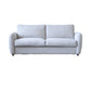 38" Wide Scandinavian Sofa Futon Foldable Upholstered Sleeper Sofa 76"L x 38"W x 33"H Light Grey Clearhalo 'furn' 'furn_futons' 'Furniture' 'Futons & Daybeds' 'Futons' 'Living Room Furniture' 7328563