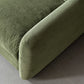 38" Wide Scandinavian Sofa Futon Corduroy Upholstered Sleeper Sofa