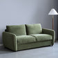 38" Wide Scandinavian Sofa Futon Corduroy Upholstered Sleeper Sofa