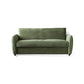 38" Wide Scandinavian Sofa Futon Corduroy Upholstered Sleeper Sofa