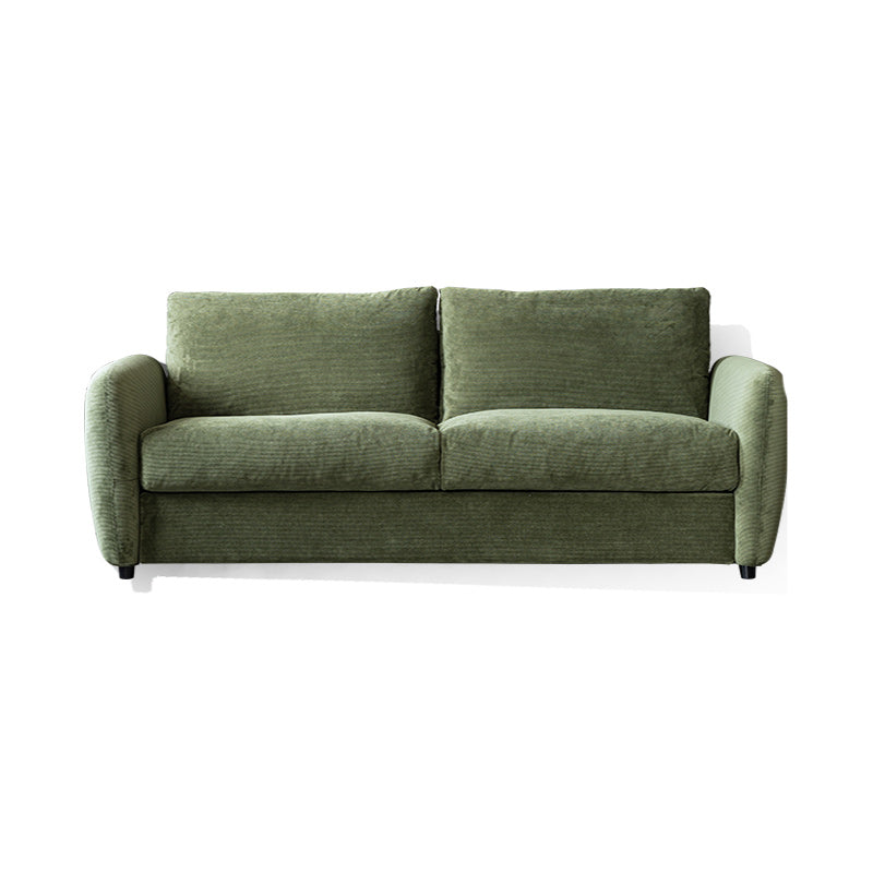 38" Wide Scandinavian Sofa Futon Corduroy Upholstered Sleeper Sofa