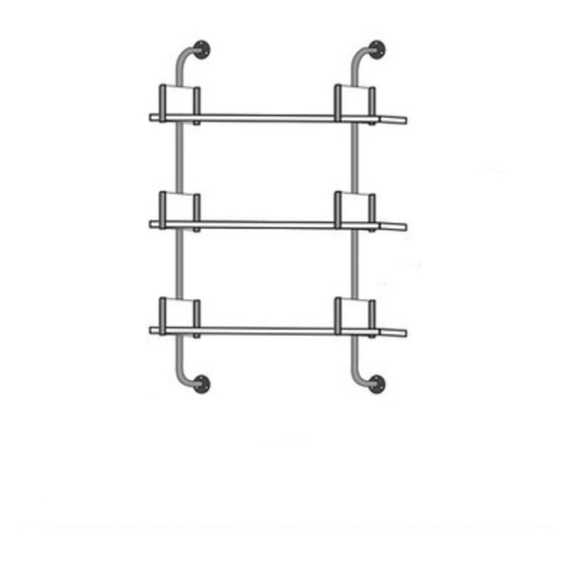 Eigentijdse witte boekenkast zwevende back -boekenplank met planken met planken