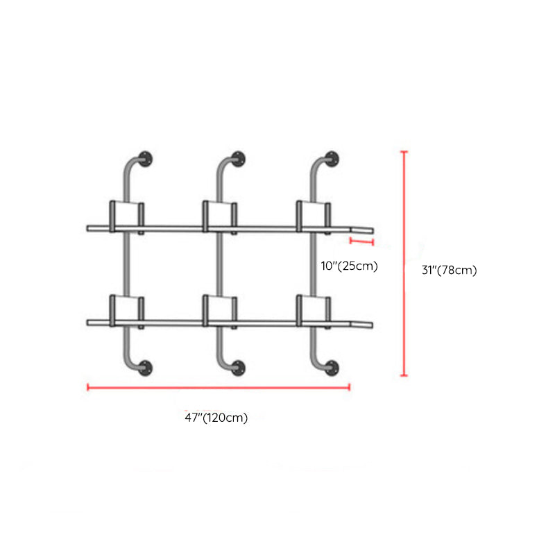 Eigentijdse witte boekenkast zwevende back -boekenplank met planken met planken