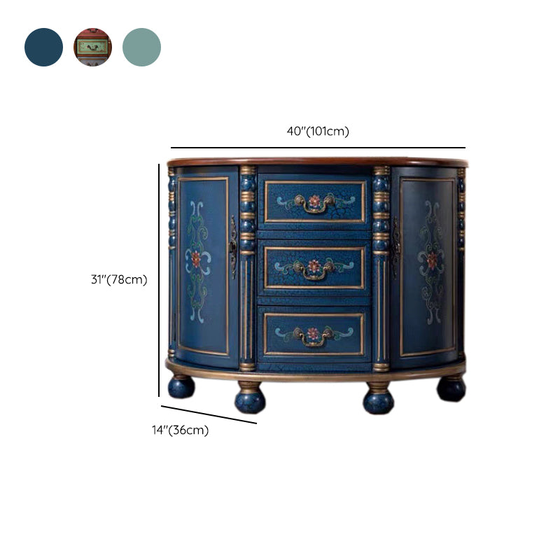 Industrial Distressed Wood Storage Cabinet 2 Doors Rectangle Accent Cabinet Clearhalo 'Cabinets & Chests' 'cabinets_chests' 'furn' 'furn_cabinets_chests' 'Furniture' 'Living Room Furniture' 7329220