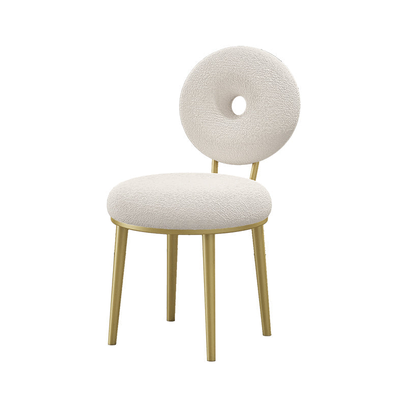 Glam Stone Furniture 1/5 Pcs Standard Height Dining Room Furniture Set for Home 1 Light White Chair Clearhalo 'Dining Room Sets' 'Dining Tables & Seating' 'dining_room_set' 'furn' 'furn_dining_room_set' 'Furniture' 'Kitchen & Dining Furniture' 7329352