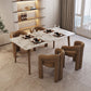 Modern Style Stone Furniture 1/5 Pcs Dining Room Table Set for Home