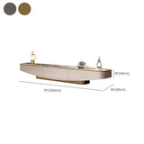 Modern Media Console TV Stand Stone TV Stand Console with 3 Drawers Clearhalo 'furn' 'furn_tv_stands_entertainment_centers' 'Furniture' 'Living Room Furniture' 'TV Stands & Entertainment Centers' 'TV Stands & Media Storage Furniture' 'tv_stands_entertainment_centers' 7330073