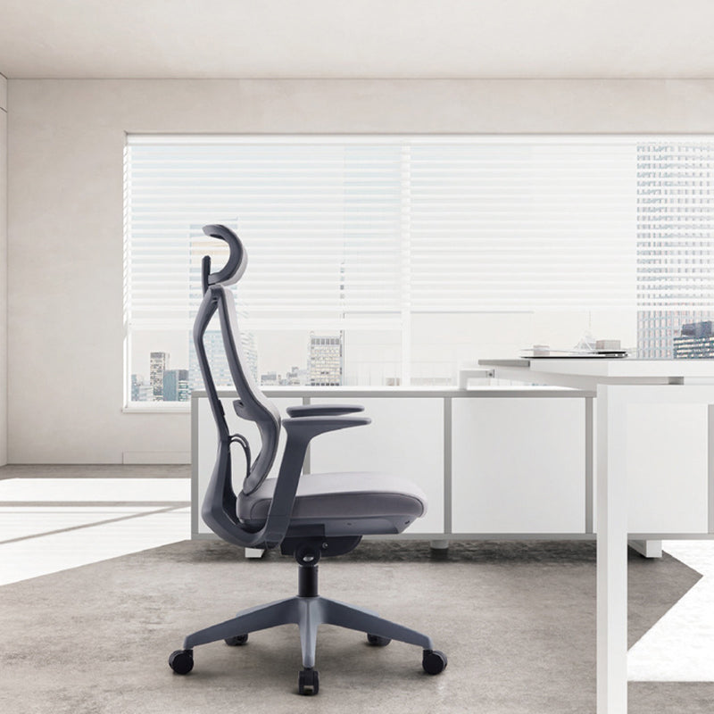 Sedia da scrivania a armi fisse moderna nessuna sedia ergonomica angosciante con ruote