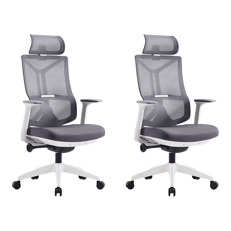 Sedia da scrivania a armi fisse moderna nessuna sedia ergonomica angosciante con ruote