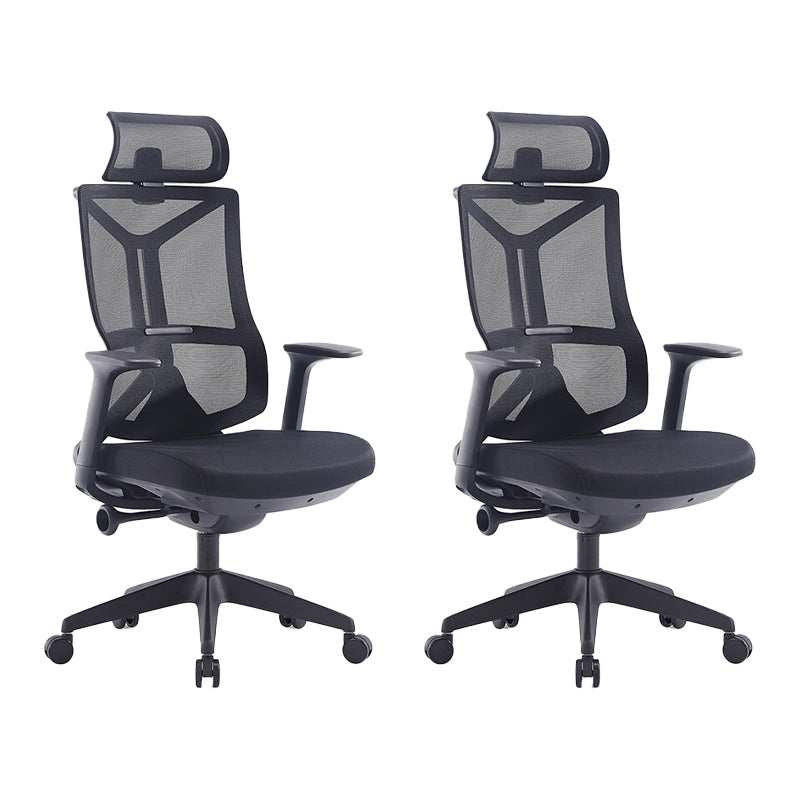 Sedia da scrivania a armi fisse moderna nessuna sedia ergonomica angosciante con ruote