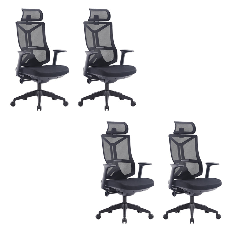 Sedia da scrivania a armi fisse moderna nessuna sedia ergonomica angosciante con ruote