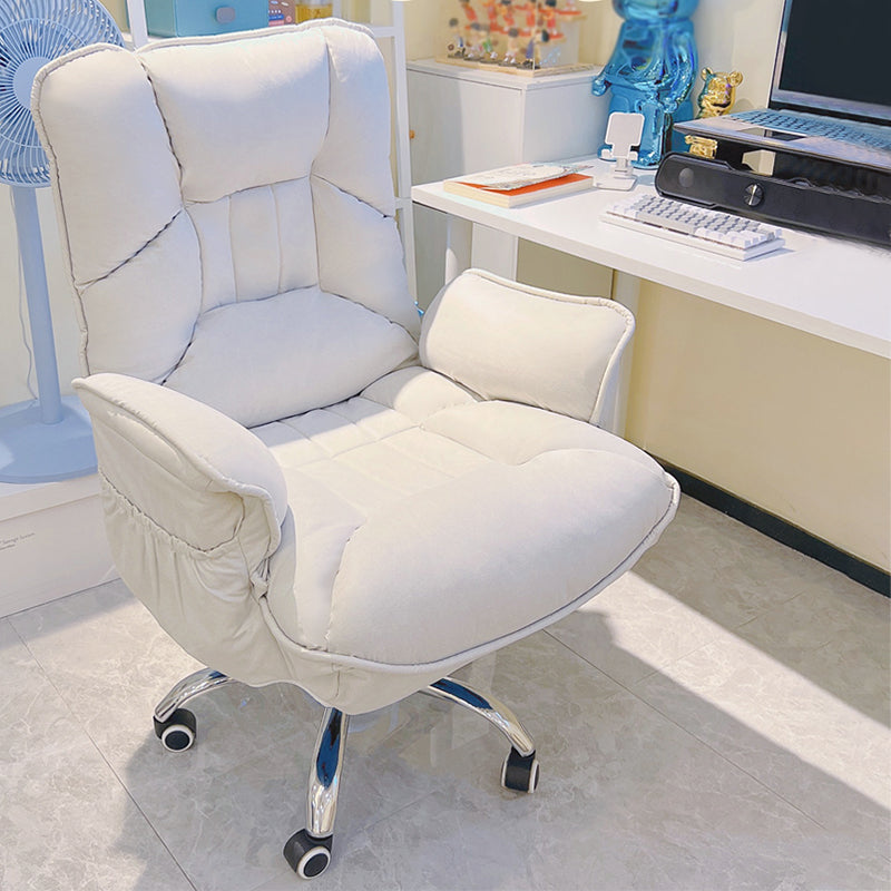 Sedia da ufficio moderna senza angoscia sedia girevole altezza del sedile regolabile con ruote