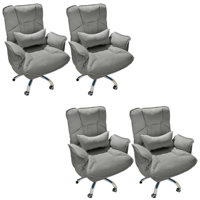 Sedia da ufficio moderna senza angoscia sedia girevole altezza del sedile regolabile con ruote