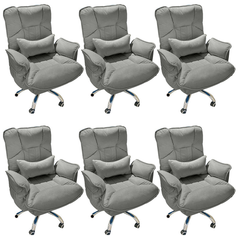 Sedia da ufficio moderna senza angoscia sedia girevole altezza del sedile regolabile con ruote