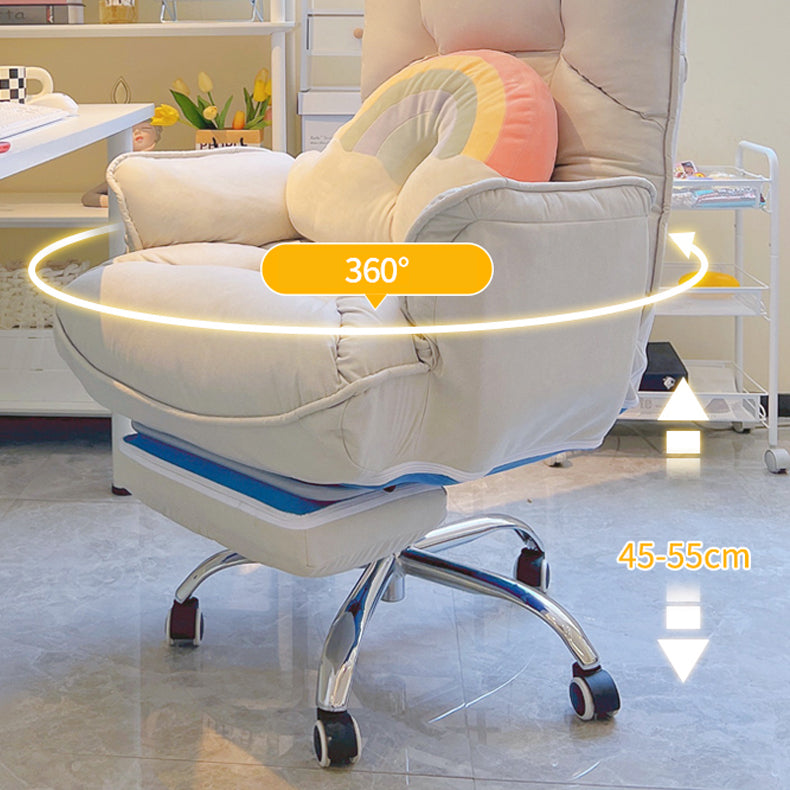 Sedia da ufficio moderna senza angoscia sedia girevole altezza del sedile regolabile con ruote