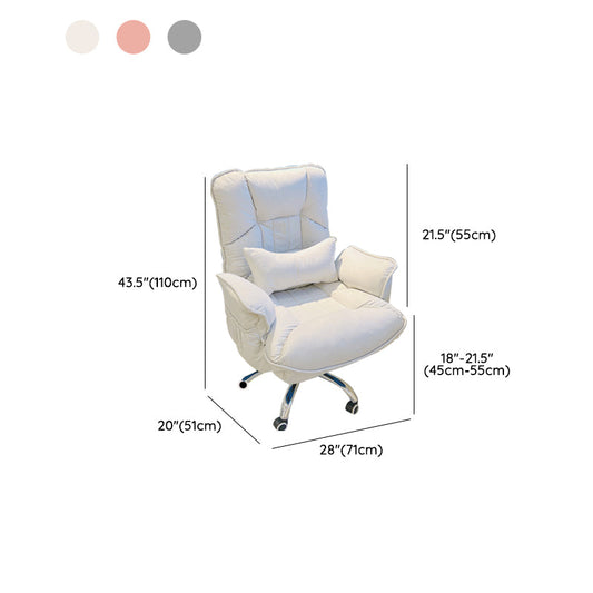 Silla de oficina moderna sin angustia altura de asiento ajustable silla giratoria con ruedas