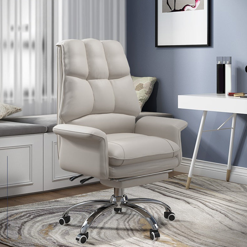 Silla ejecutiva de la silla ejecutiva ergonómica de cuero de cuero falso