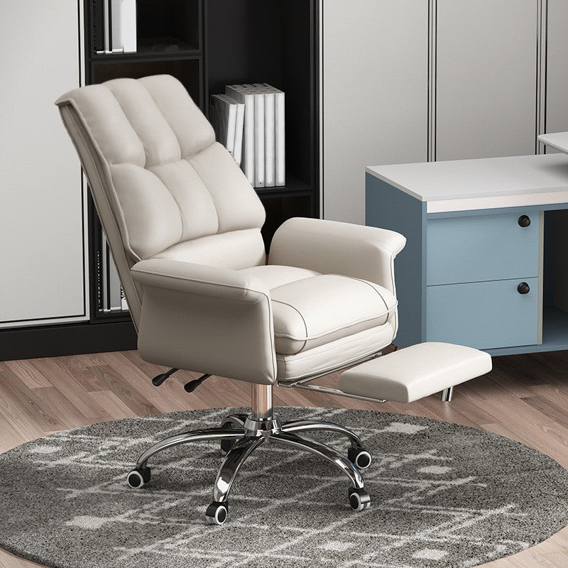 Silla ejecutiva de la silla ejecutiva ergonómica de cuero de cuero falso