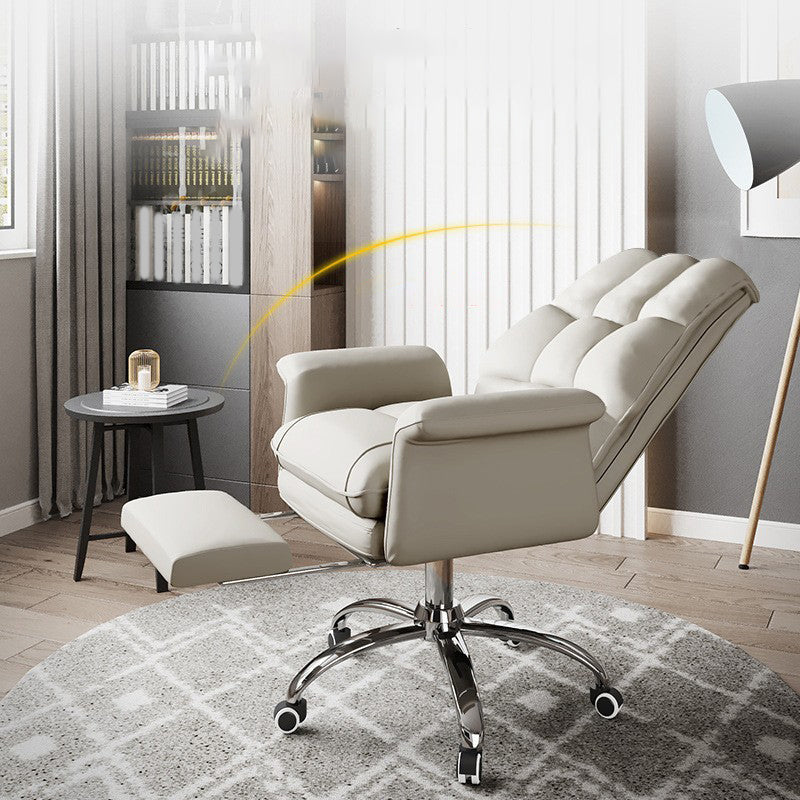 Silla ejecutiva de la silla ejecutiva ergonómica de cuero de cuero falso