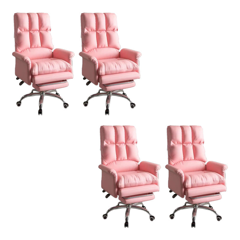 Silla ejecutiva de la silla ejecutiva ergonómica de cuero de cuero falso