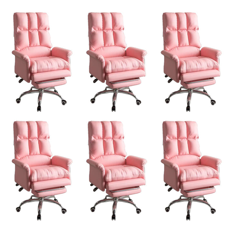 Silla ejecutiva de la silla ejecutiva ergonómica de cuero de cuero falso