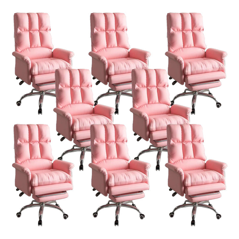 Silla ejecutiva de la silla ejecutiva ergonómica de cuero de cuero falso