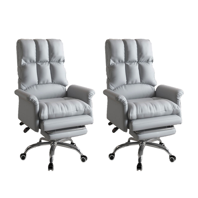 Silla ejecutiva de la silla ejecutiva ergonómica de cuero de cuero falso