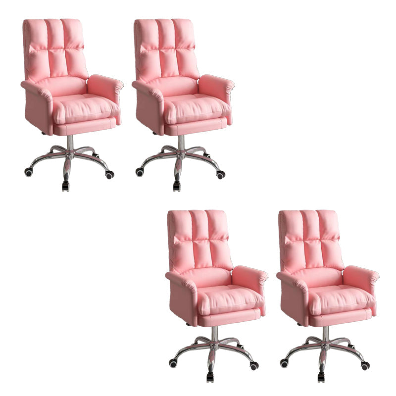 Silla ejecutiva de la silla ejecutiva ergonómica de cuero de cuero falso