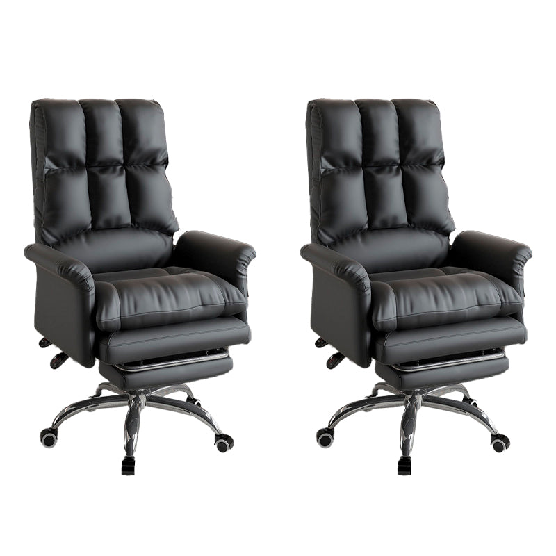 Silla ejecutiva de la silla ejecutiva ergonómica de cuero de cuero falso