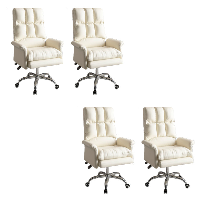 Silla ejecutiva de la silla ejecutiva ergonómica de cuero de cuero falso