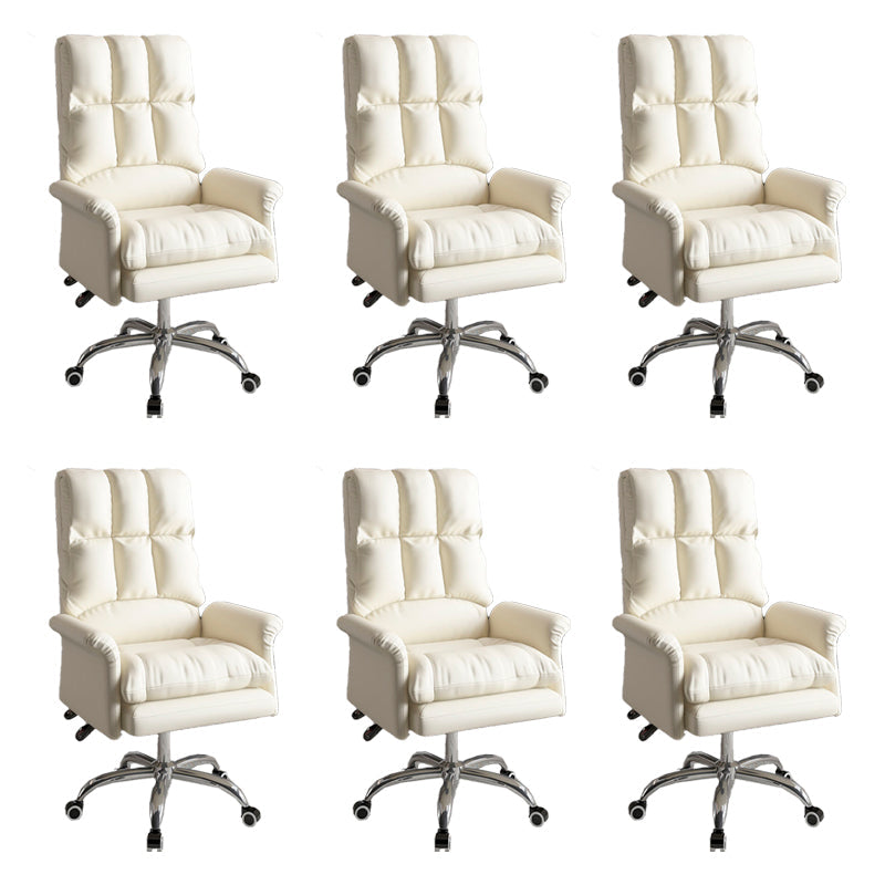 Silla ejecutiva de la silla ejecutiva ergonómica de cuero de cuero falso